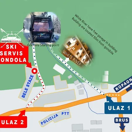 White River Brzece - Kopaonik 50M From Gondola - Free Parking Exterior photo